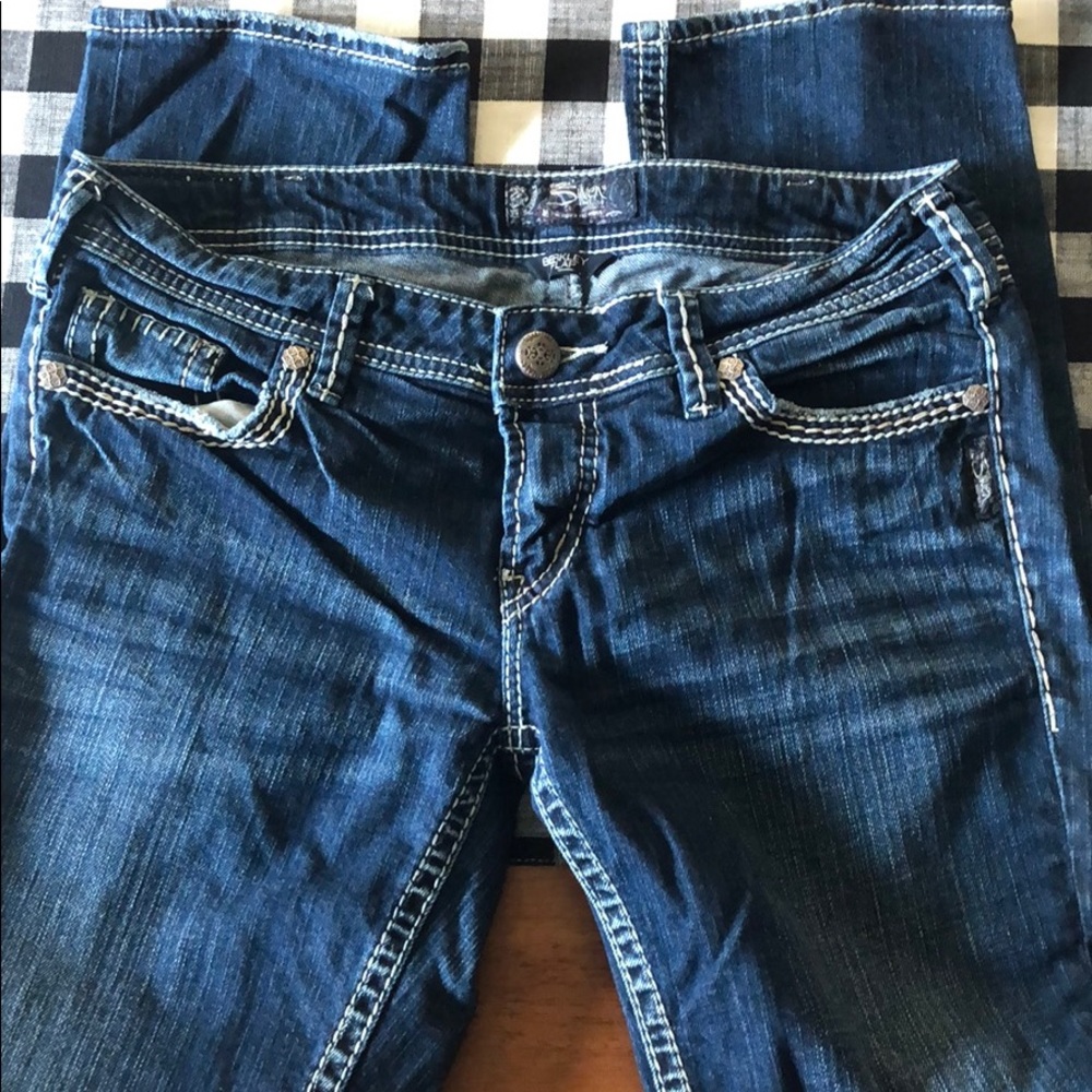 Silver jeans